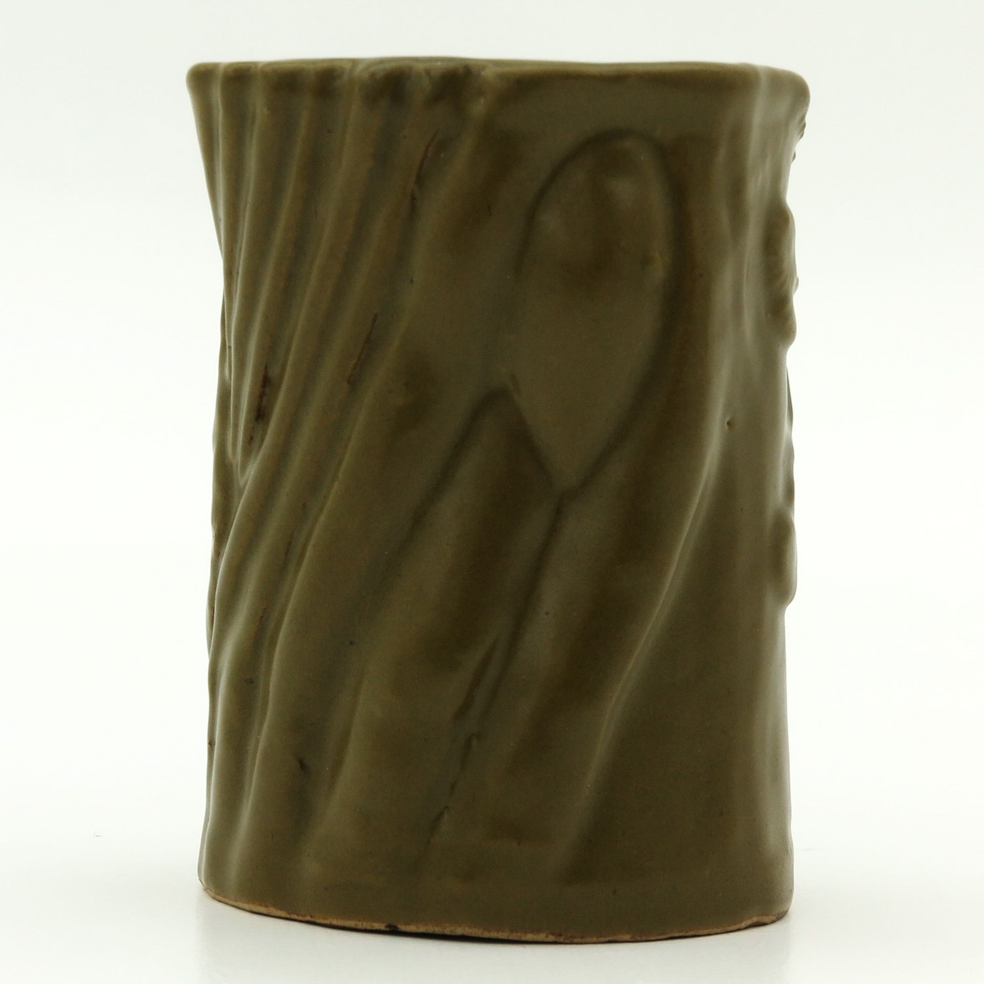 A Tea Dust Decor Brushpot - Image 3 of 8