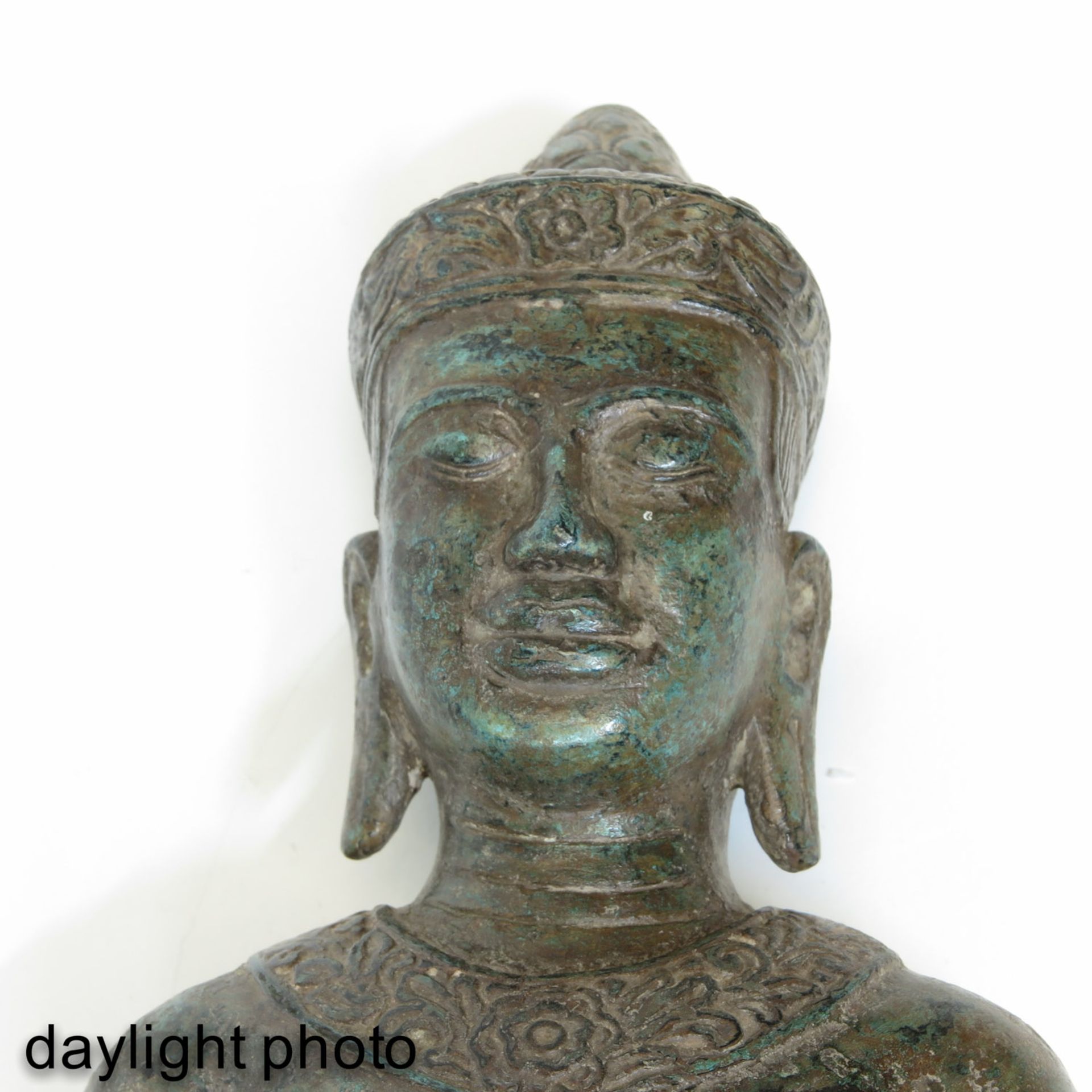 A Bronze Cambodian Buddha - Image 8 of 10