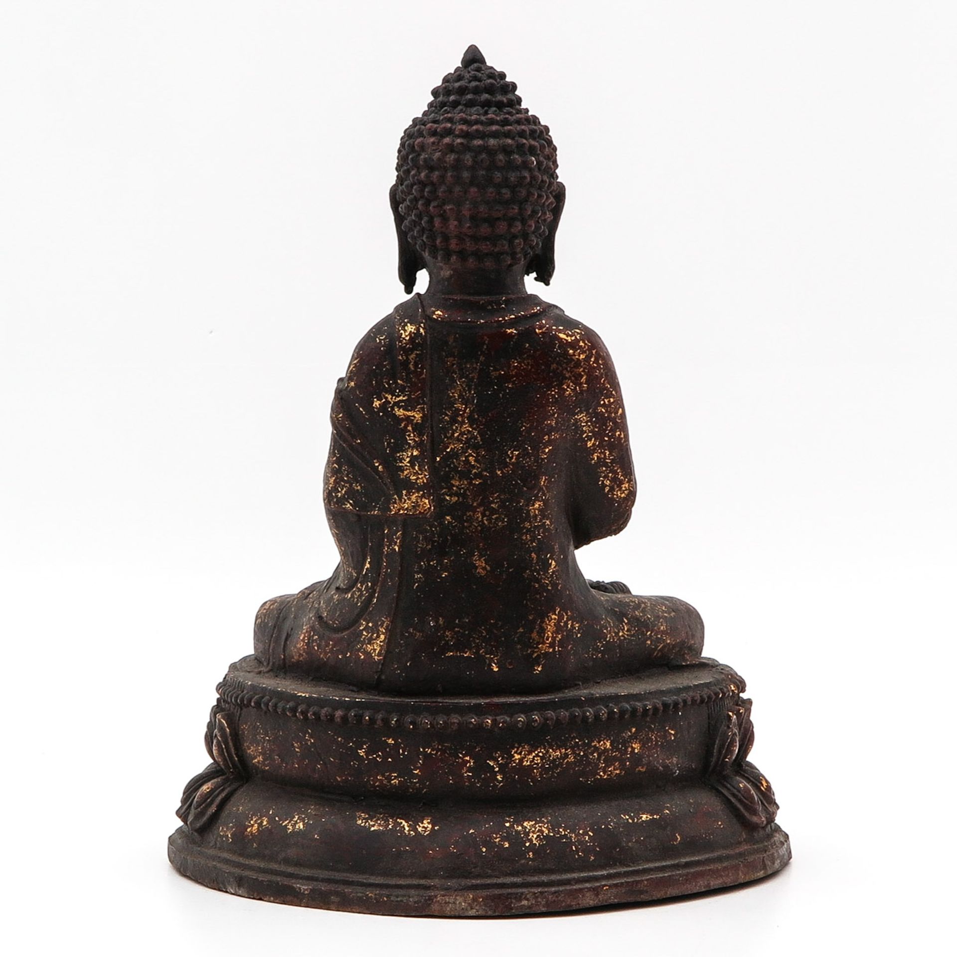 A Bronze Buddha Sculpture - Image 3 of 10