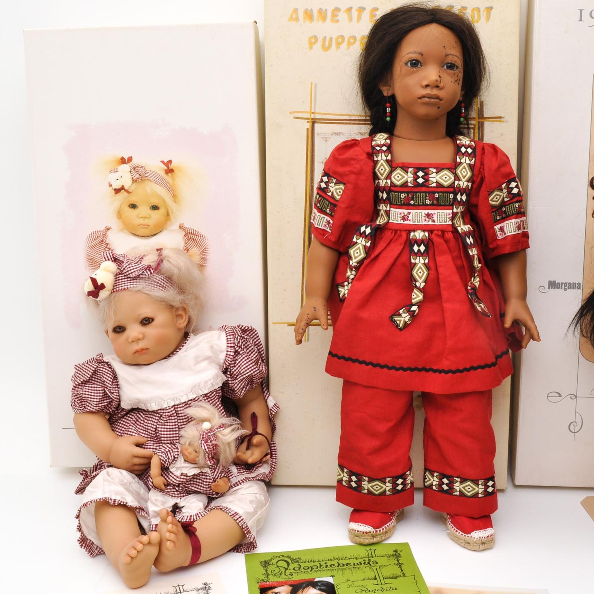 A Collection of 4 Annette Himstedt Dolls - Image 4 of 5