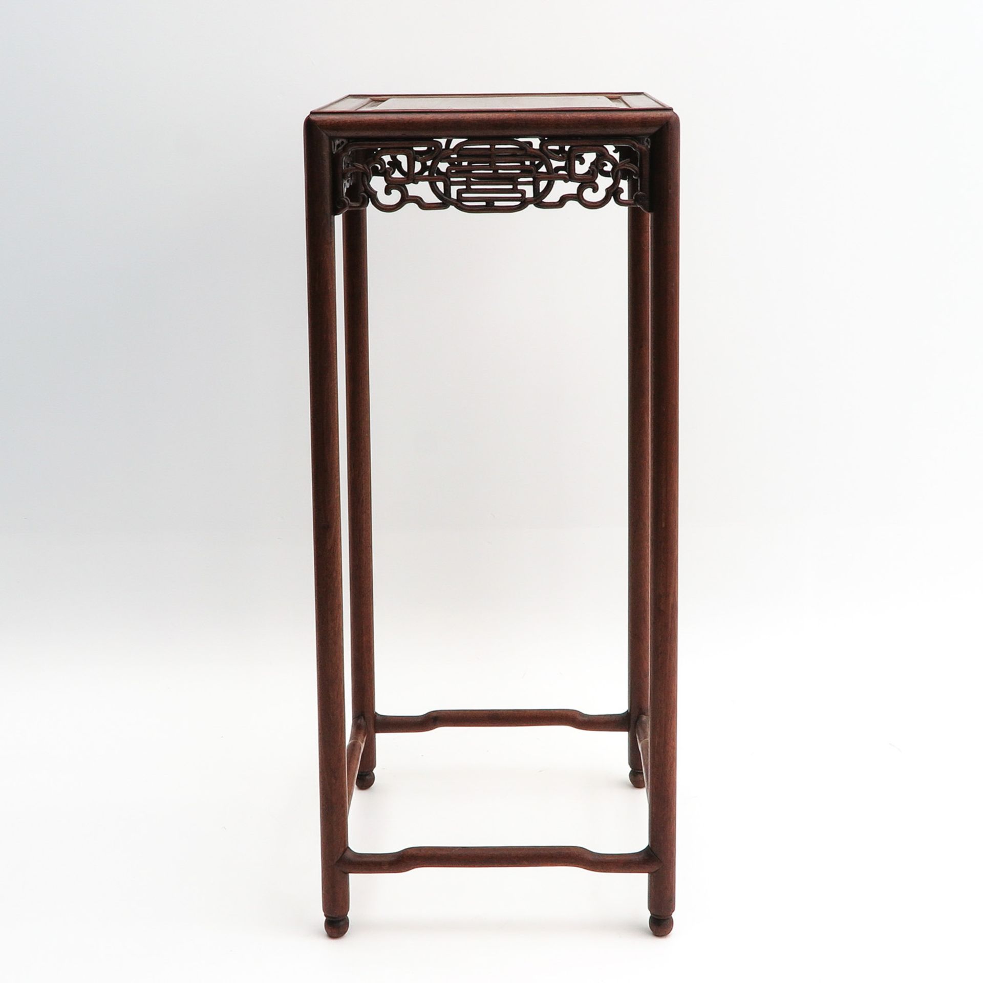 A Carved Wood Side Table - Image 4 of 8