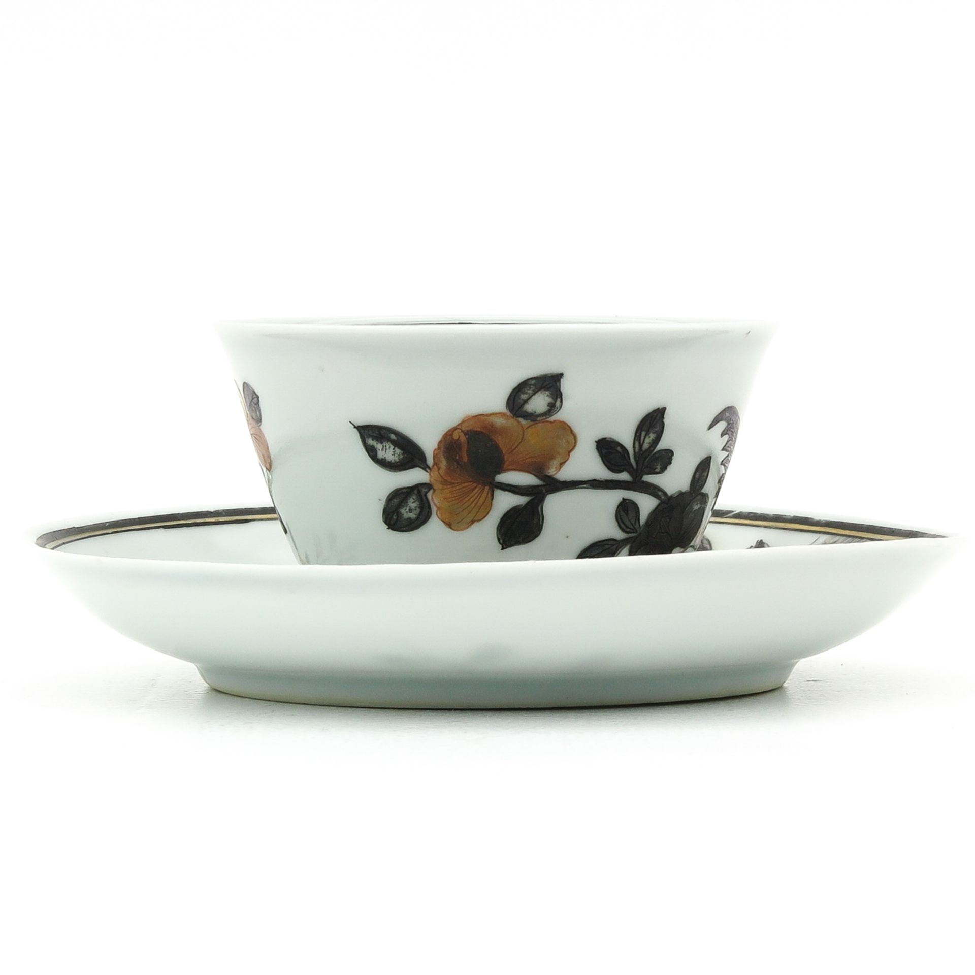 An Encre de Chene Cup and Saucer - Image 4 of 10