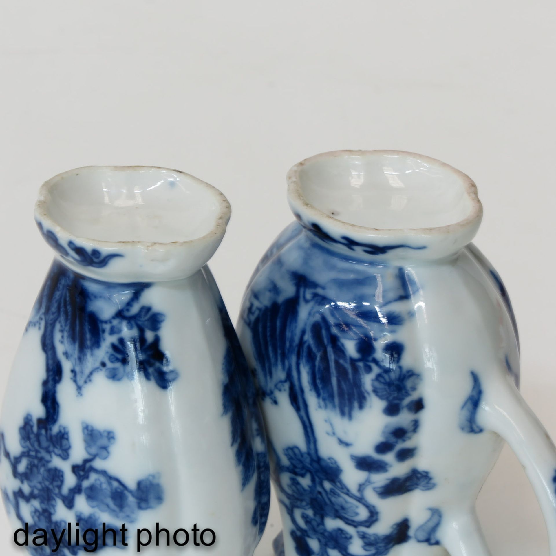 A Vase with Cover and Creamer - Image 8 of 9