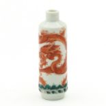 A Dragon Decor Snuff Bottle