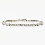 An 18KG Bracelet with Diamonds