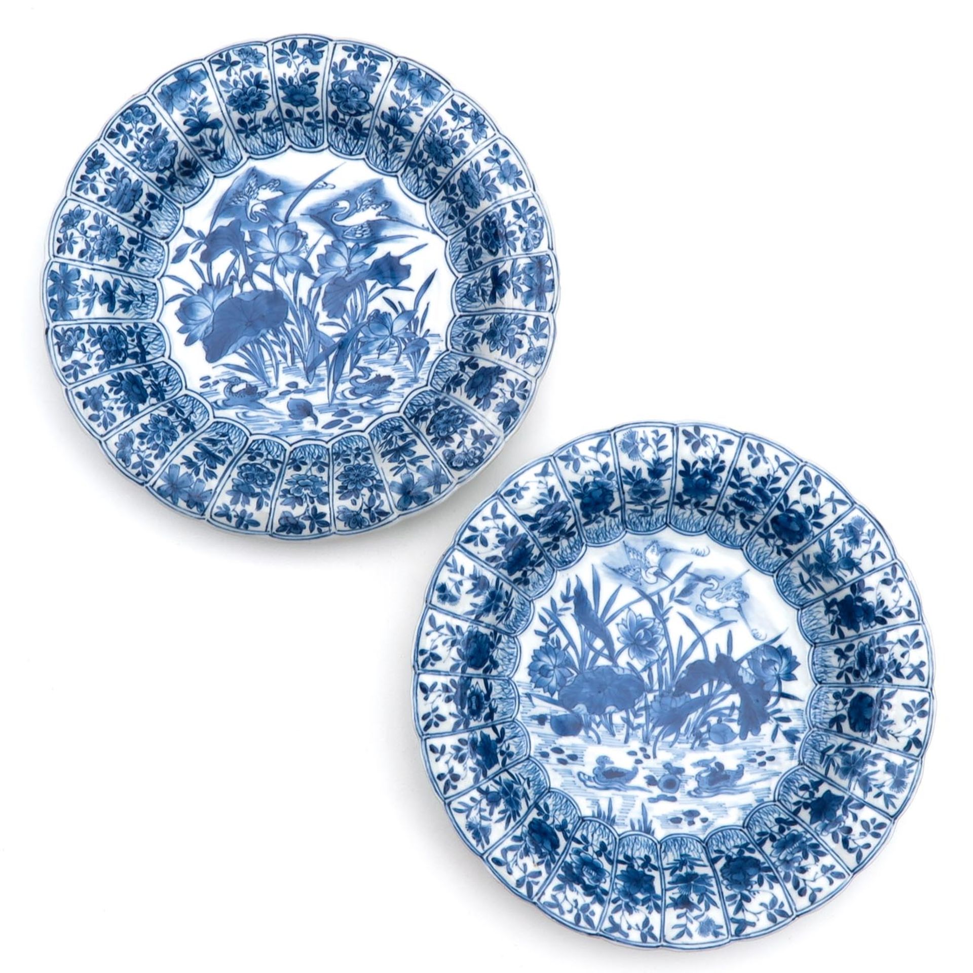 A Series of 4 Blue and White Plates - Image 5 of 9