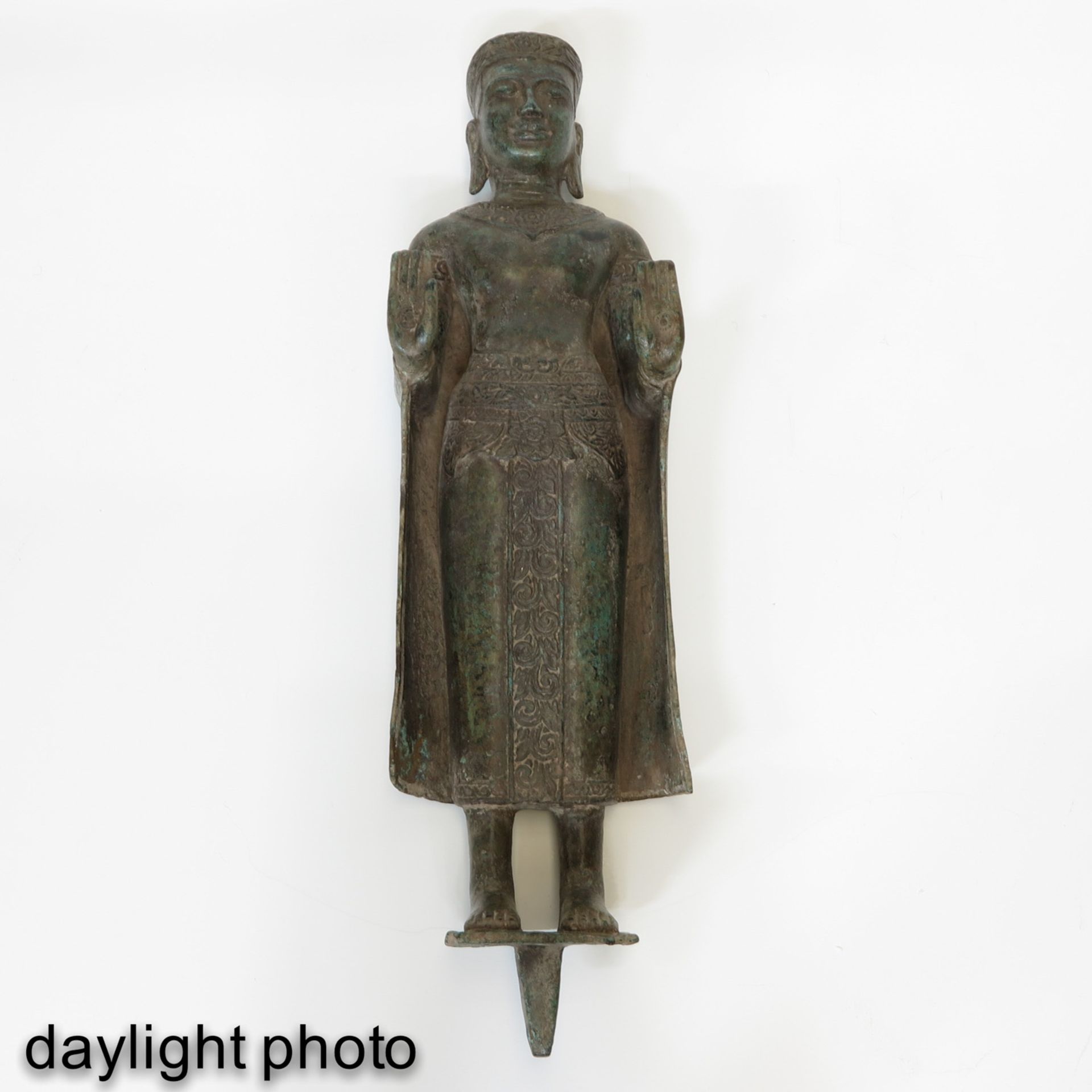 A Bronze Cambodian Buddha - Image 7 of 10