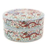 A Doucai Decor Round Box