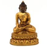 A Bronze Buddha Sculpture