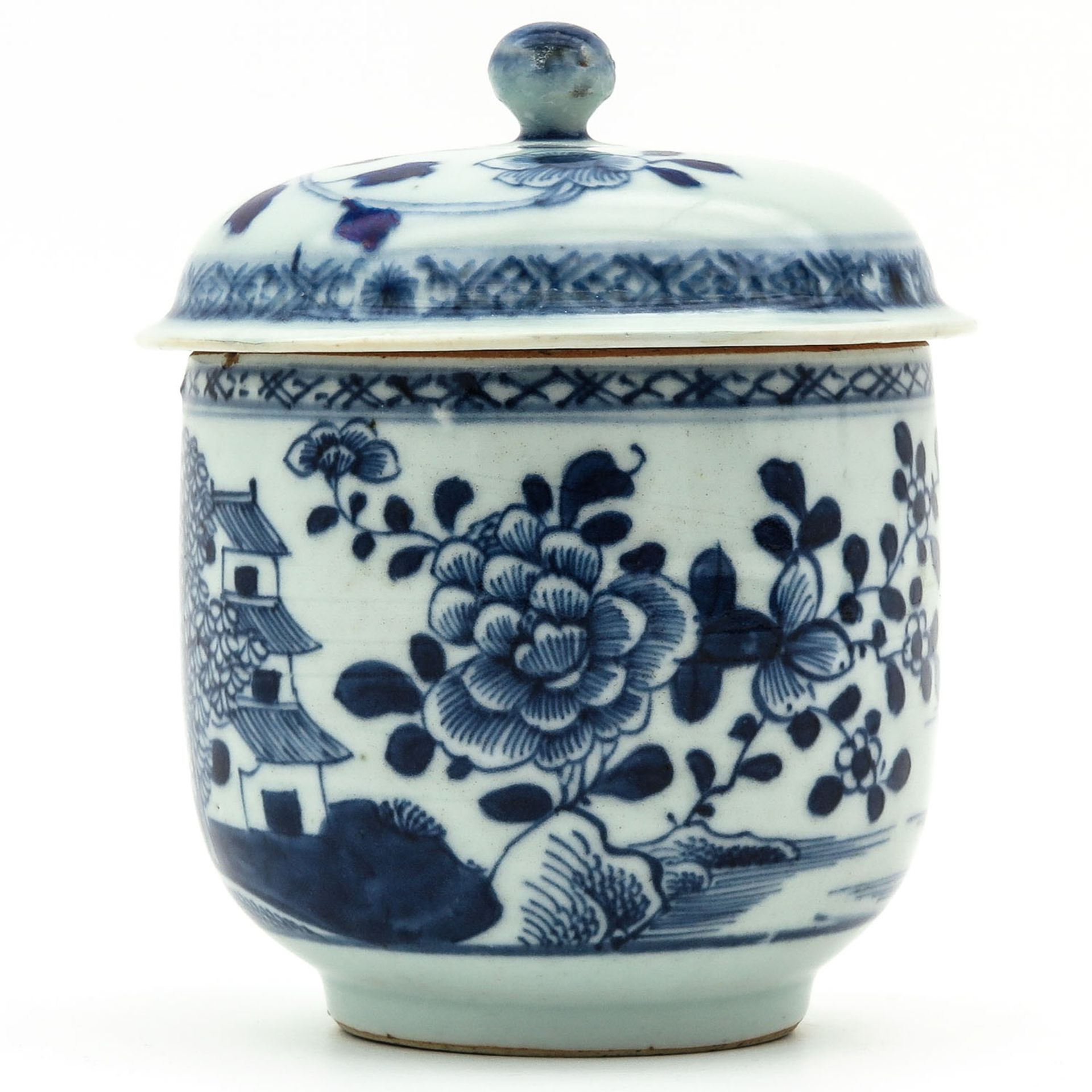 A Blue and White Covered Jar - Image 3 of 10