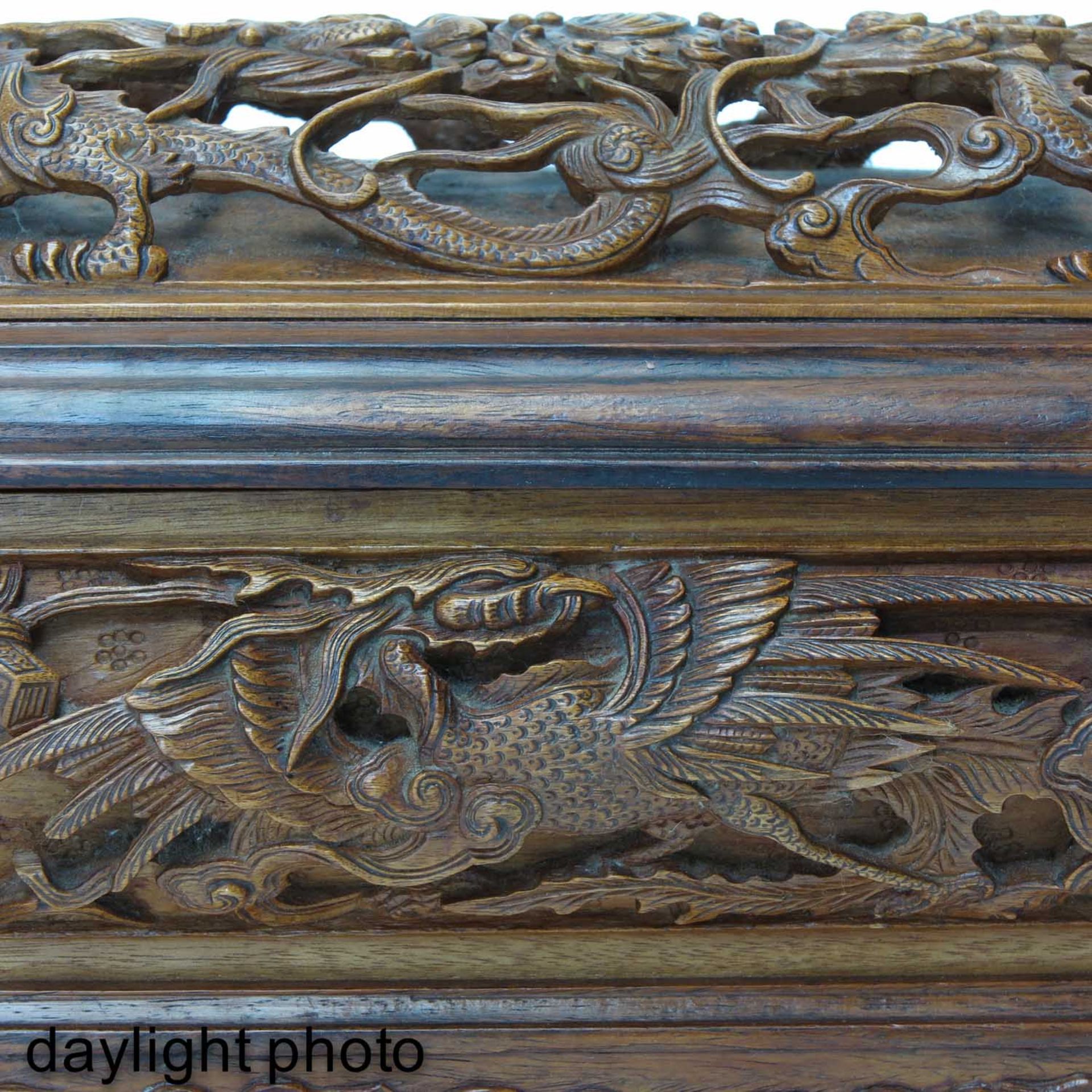A Carved Wood Box - Image 9 of 10