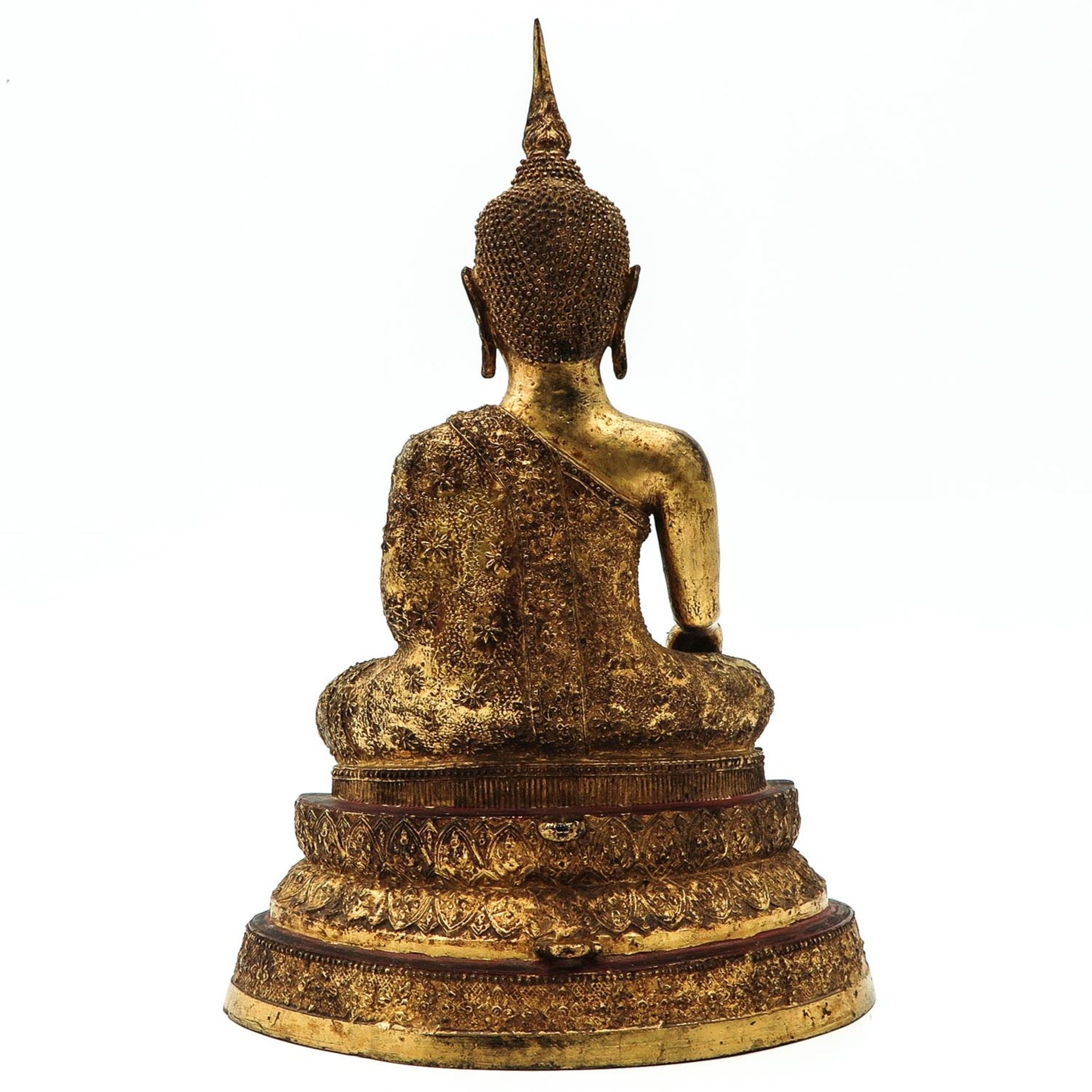 A Gilt Bronze Buddha - Image 3 of 10