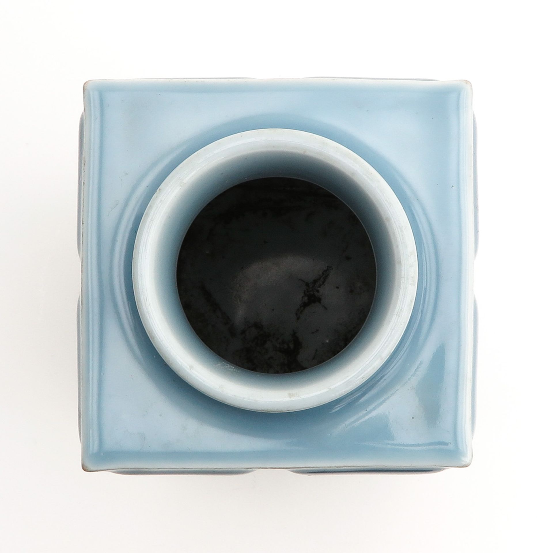 A Light Blue Glazed Cong Vase - Image 5 of 10