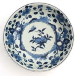 A Blue and White Bowl