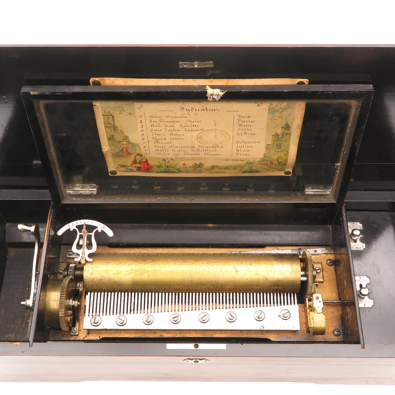 A 19th Century Music Box - Image 8 of 10