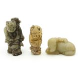 A Collection of Jade Sculptures