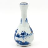 A Blue and White Vase