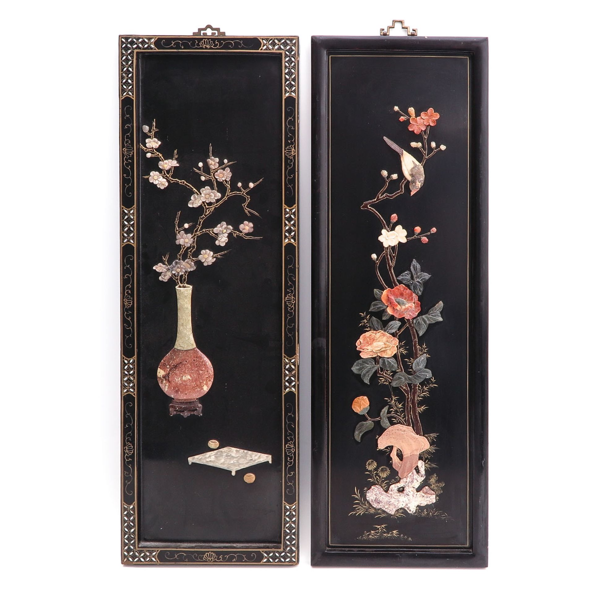 A Pair of Chinese Wall Hangings