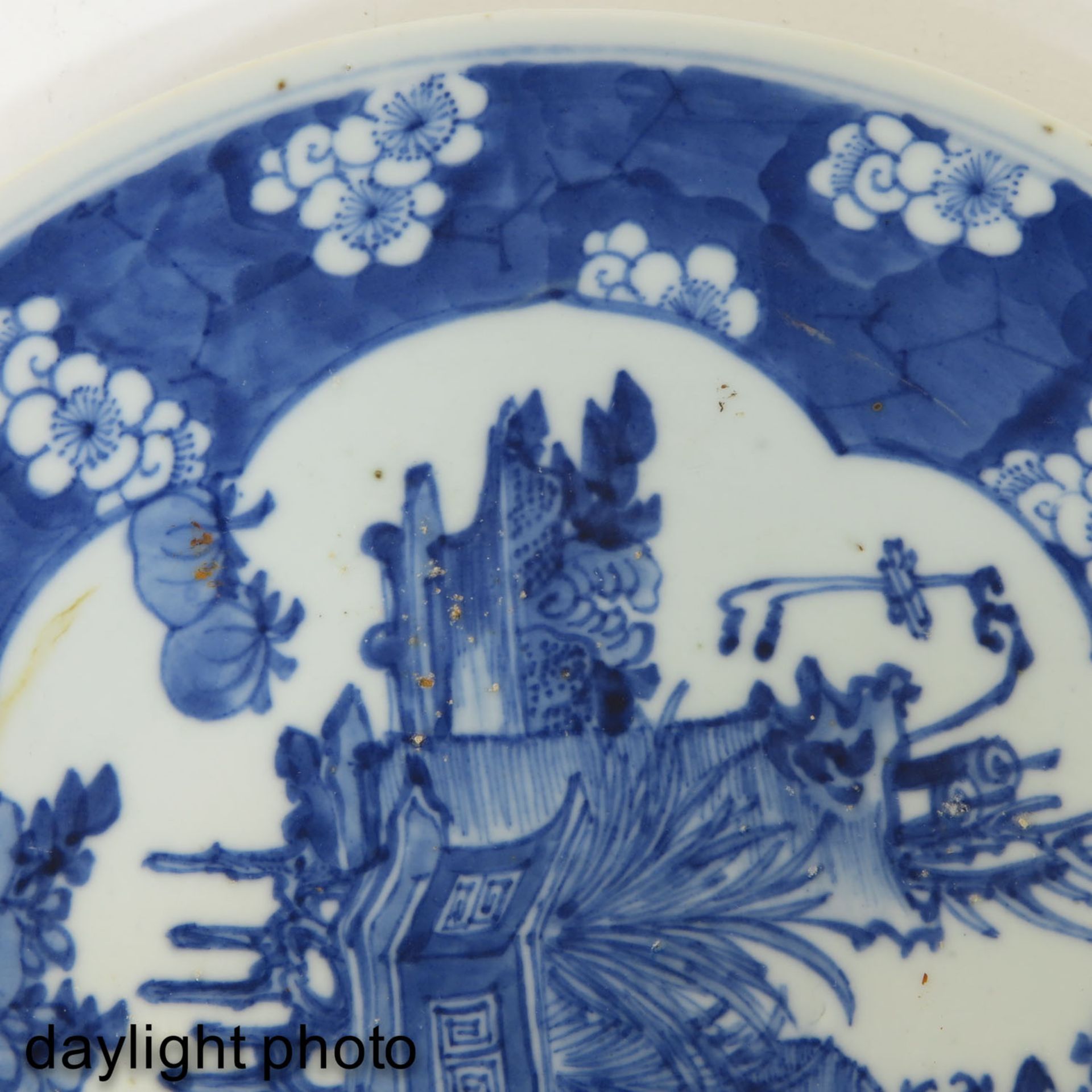A Blue and White Dish - Image 6 of 6