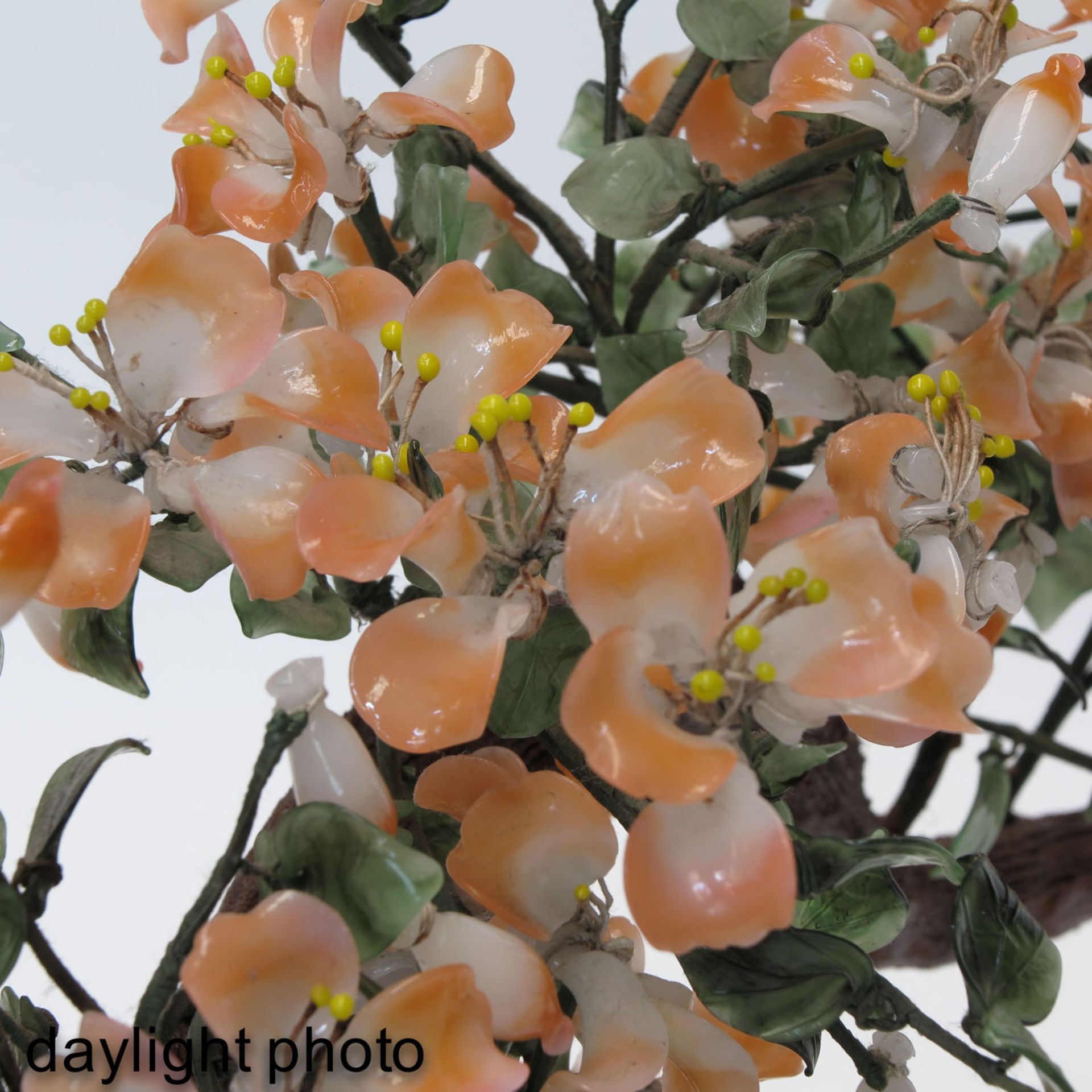 Two Jade Floral Sculptures - Image 9 of 10