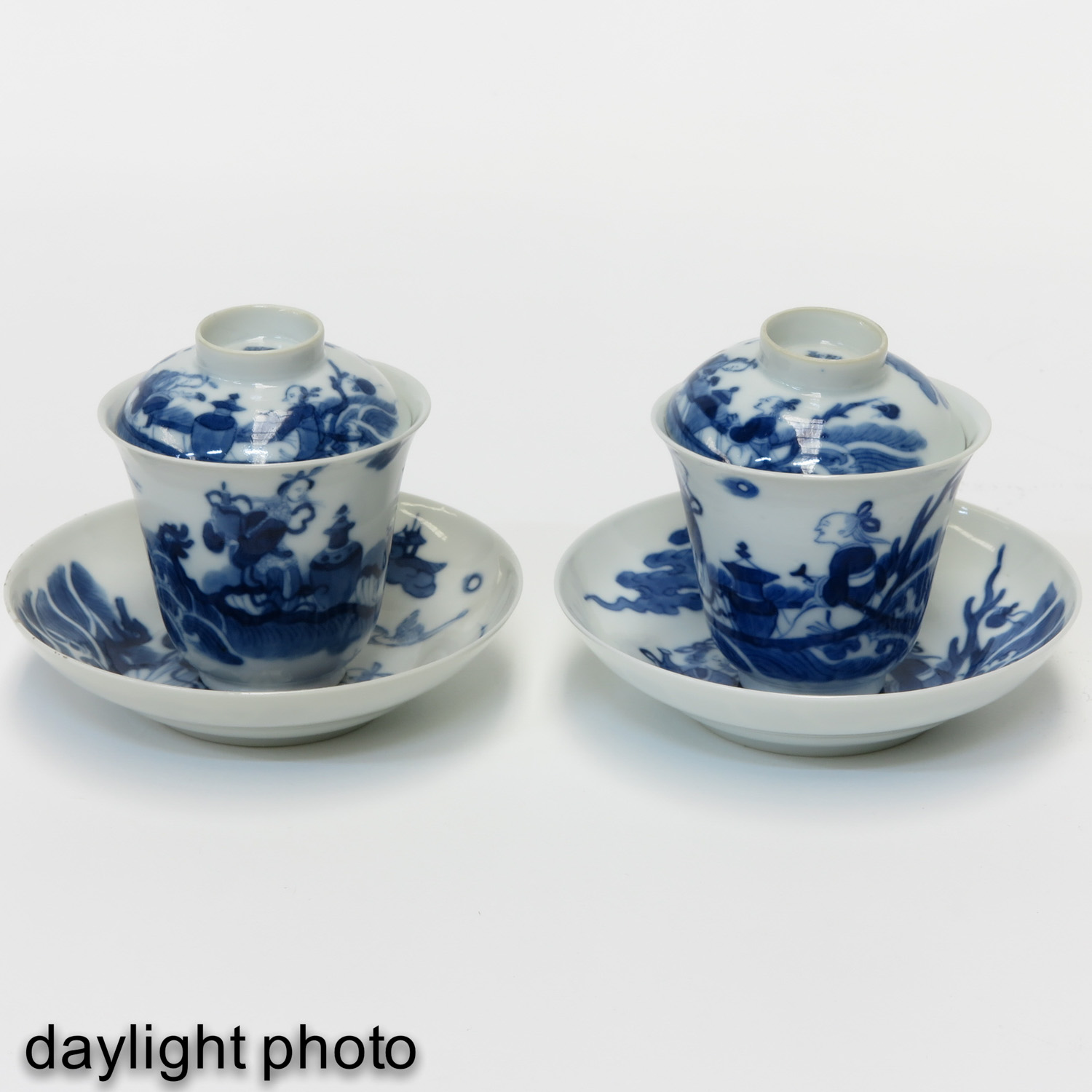 Two Cups and Saucers with Covers - Image 7 of 10