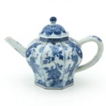 A Blue and White Teapot