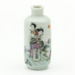 A Famille Rose Snuff Bottle