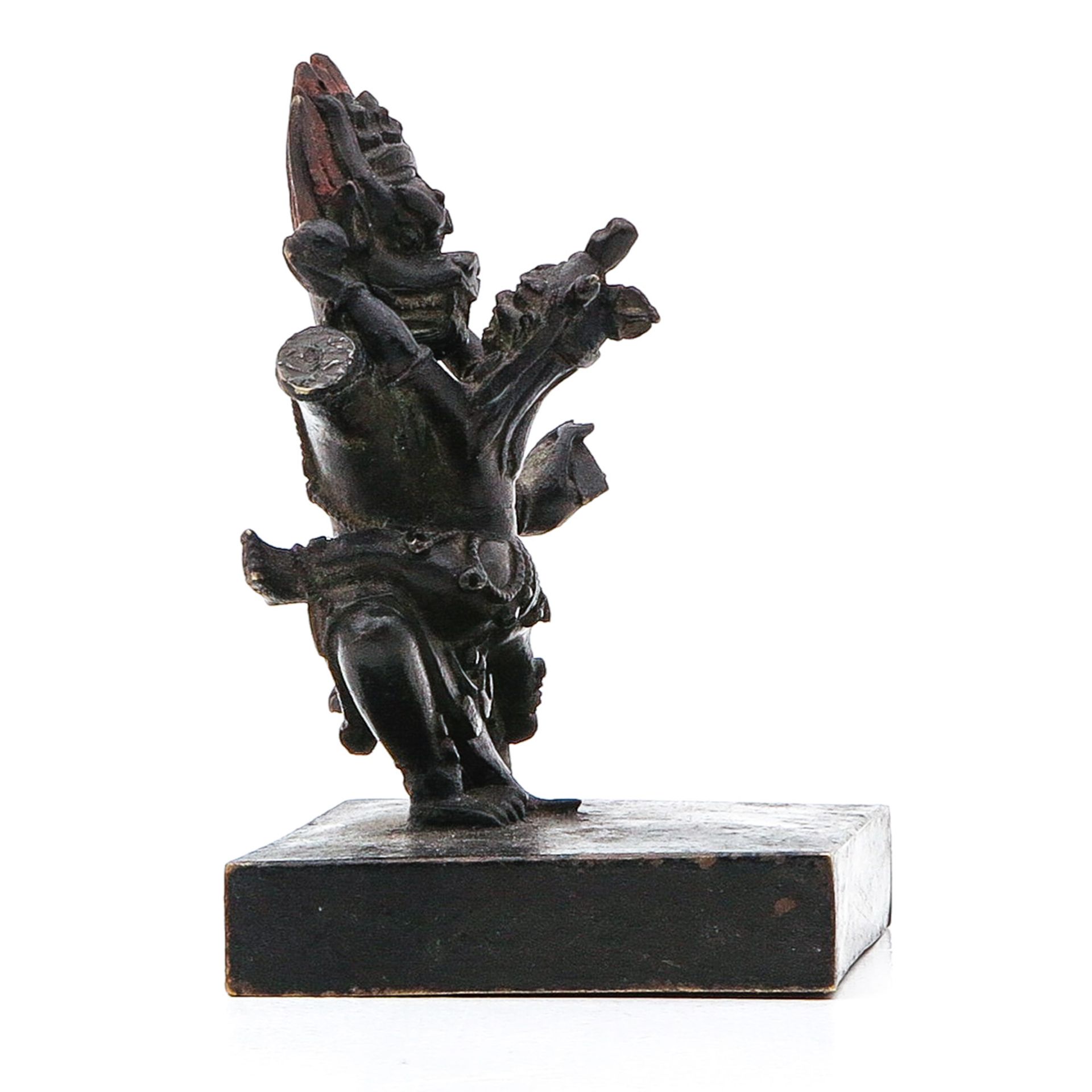 A Bronze Ming Sculpture - Image 4 of 9