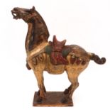 A Carved Wood Chinese Trojan Horse