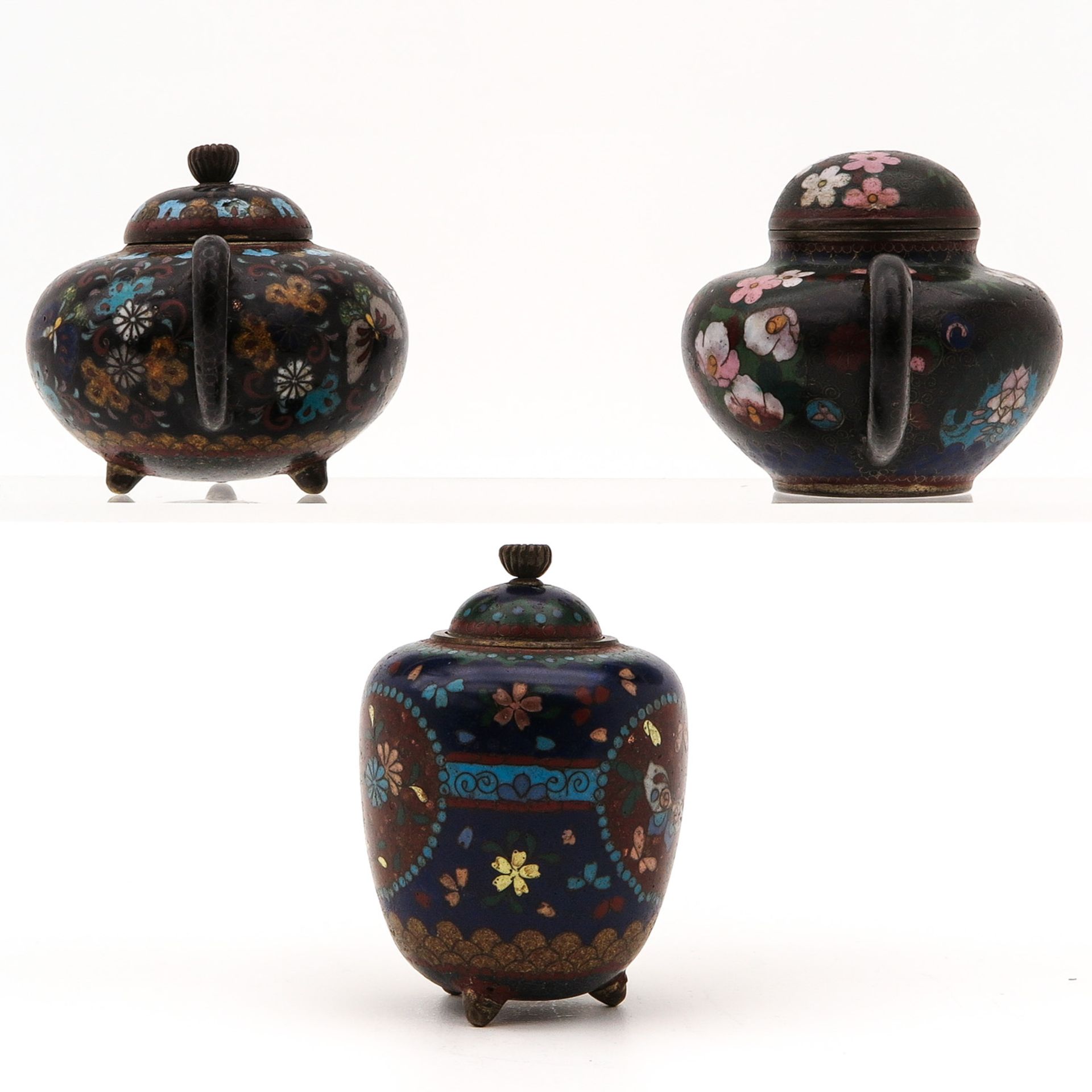 A Collection of Chinese Cloisonne - Image 2 of 10