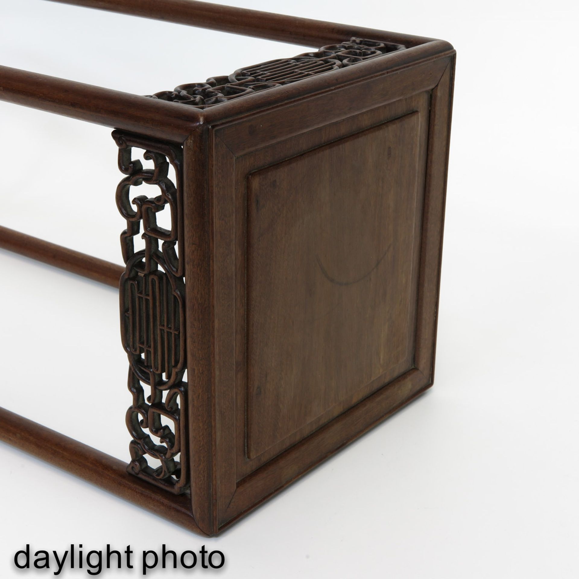 A Carved Wood Side Table - Image 8 of 8