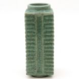 A Celadon Square Kong Vase