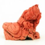 A Carved Coral Sculpture