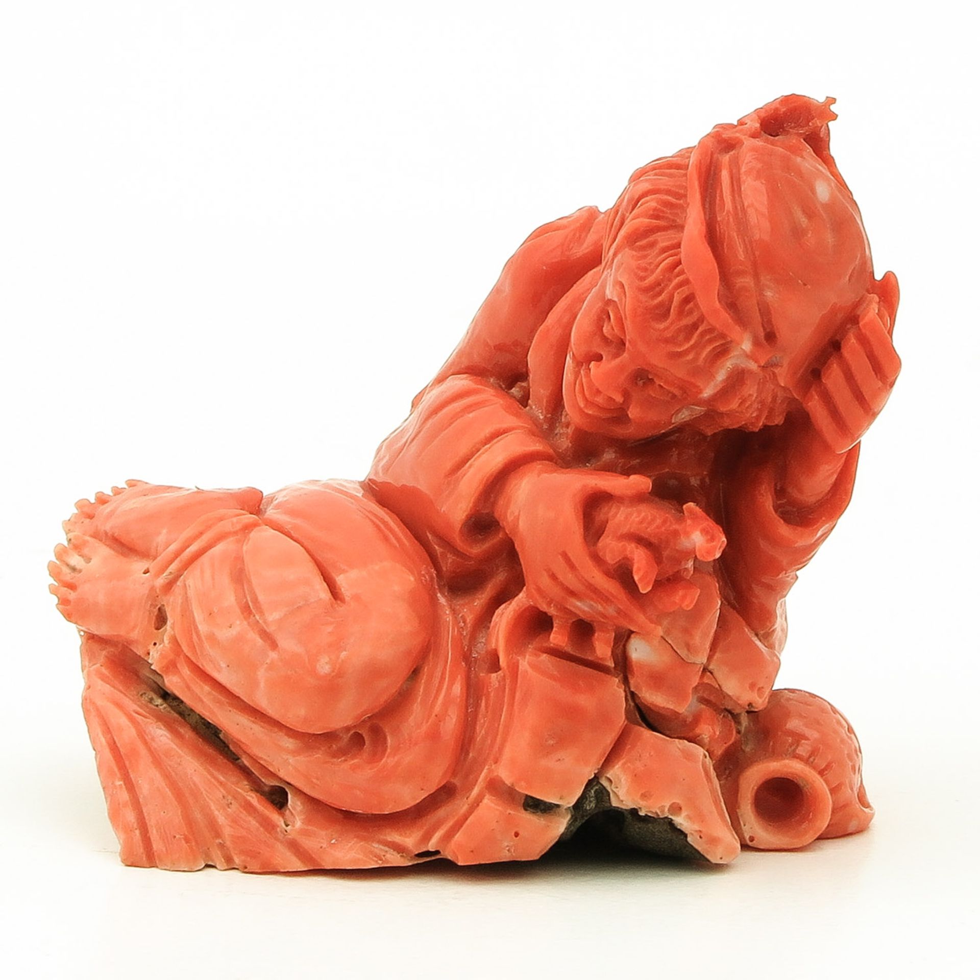 A Carved Coral Sculpture