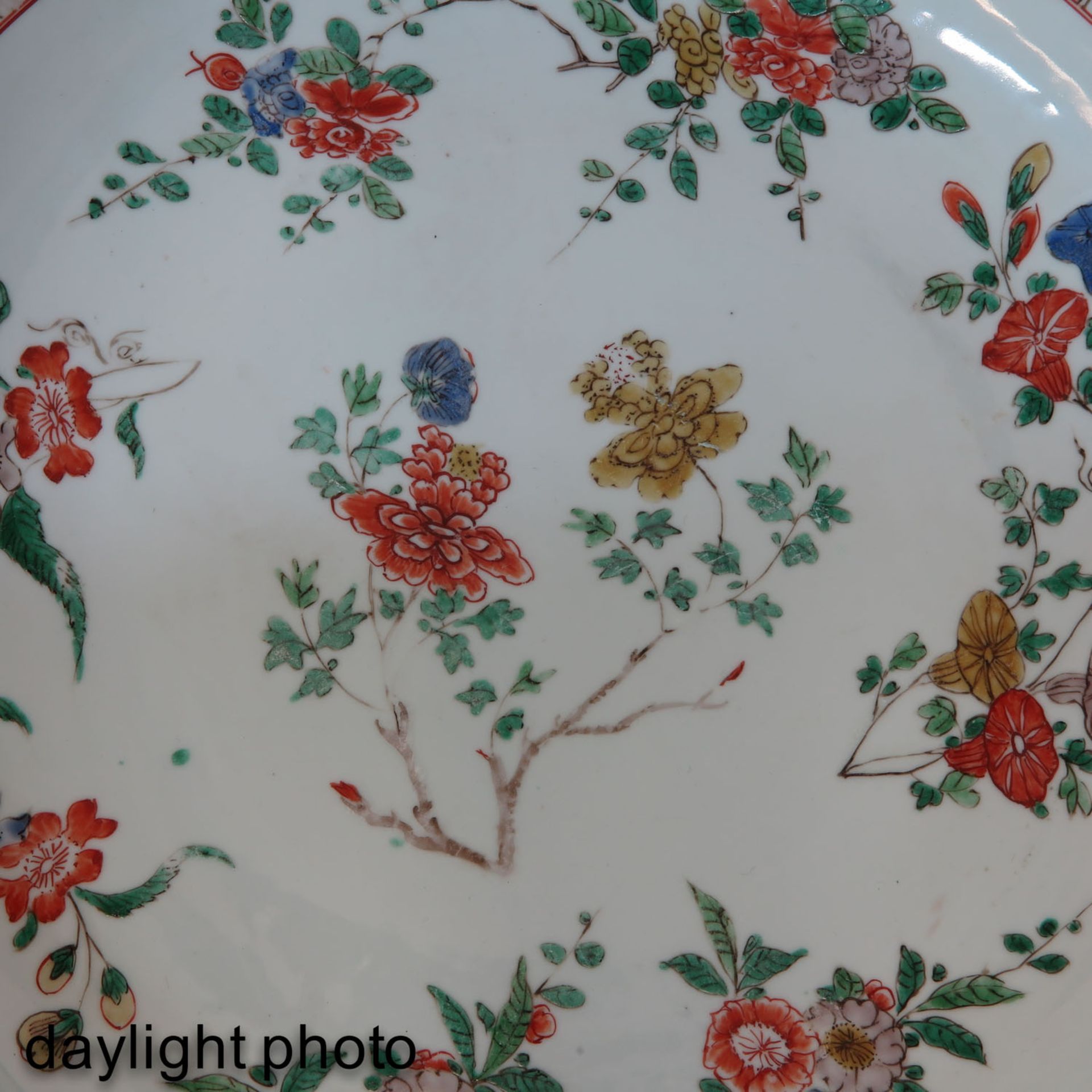 A Polychrome Decor Charger - Image 8 of 9