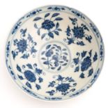 A Blue and White Bowl