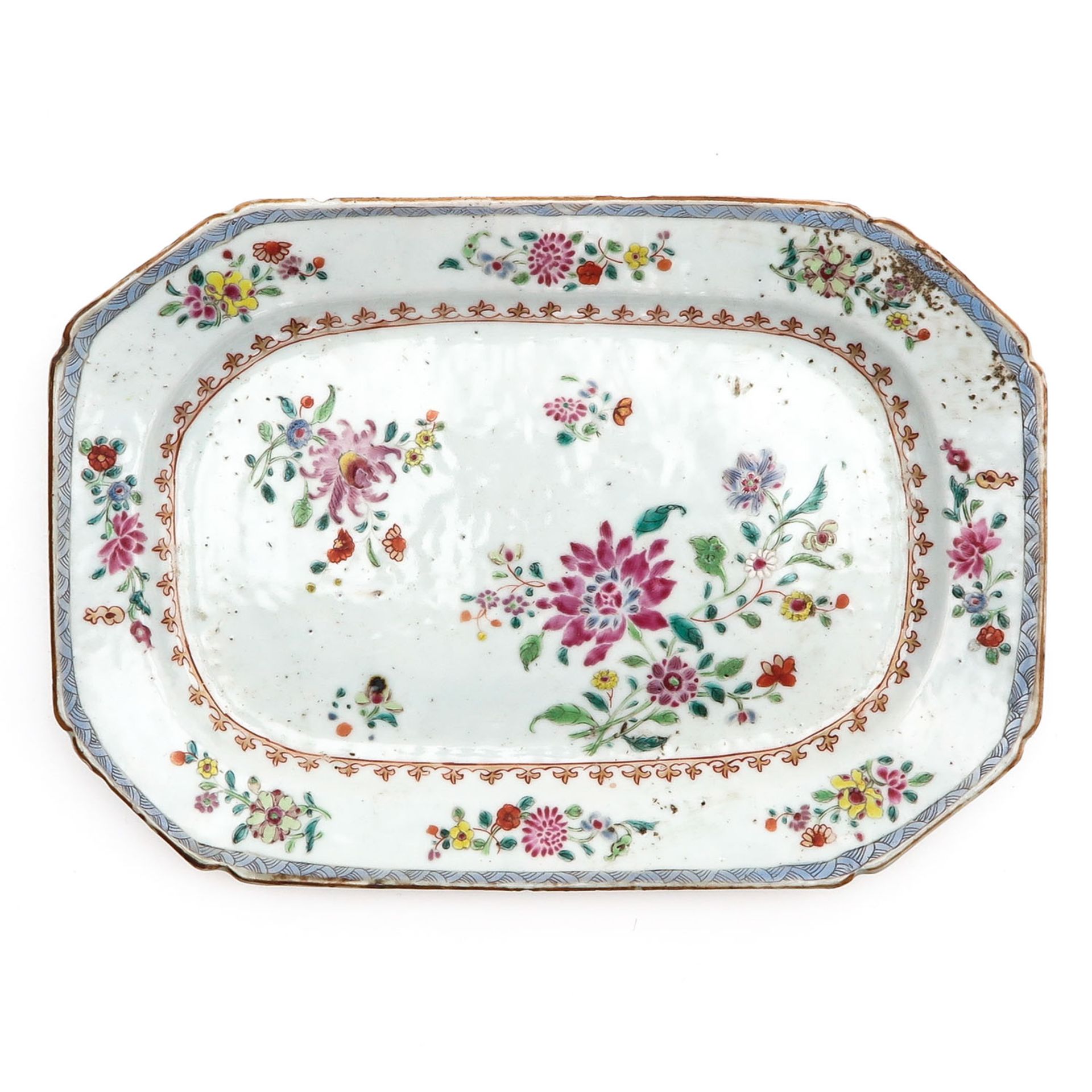 A Pair of Famille Rose Serving Trays - Bild 5 aus 9