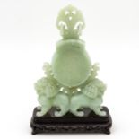 A Carved Jade Sculpture