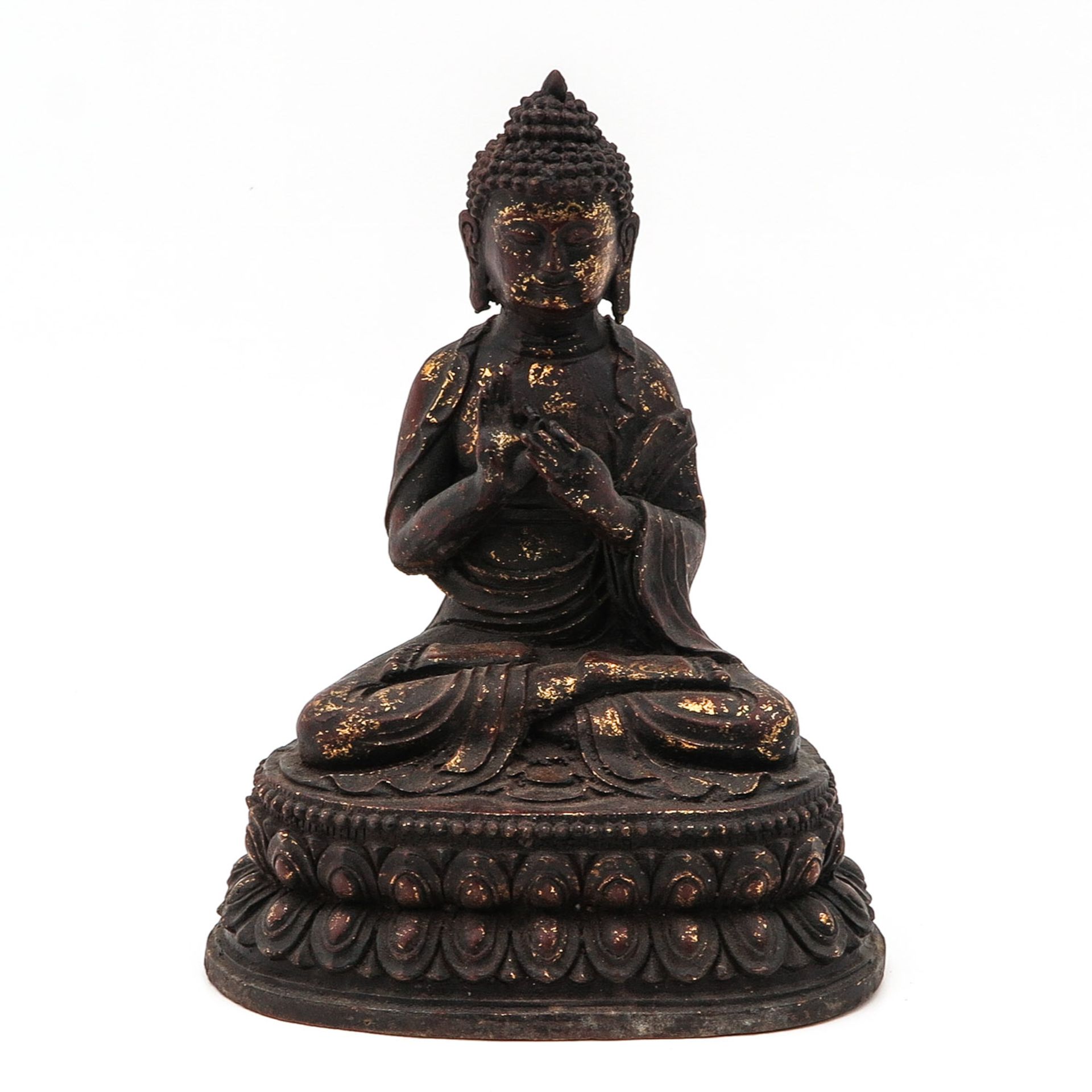 A Bronze Buddha Sculpture