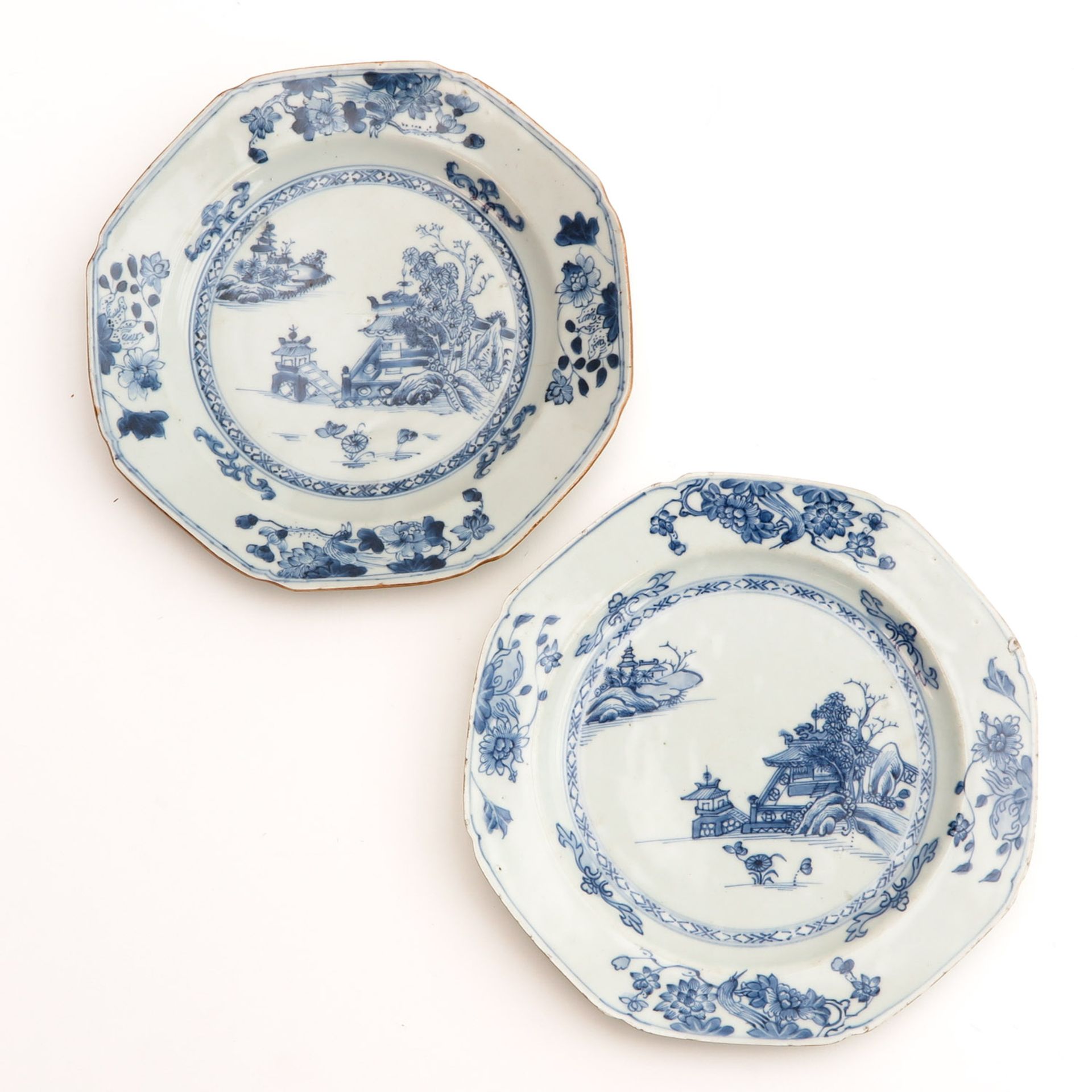 A Series of 4 Blue and White Plates - Image 3 of 10