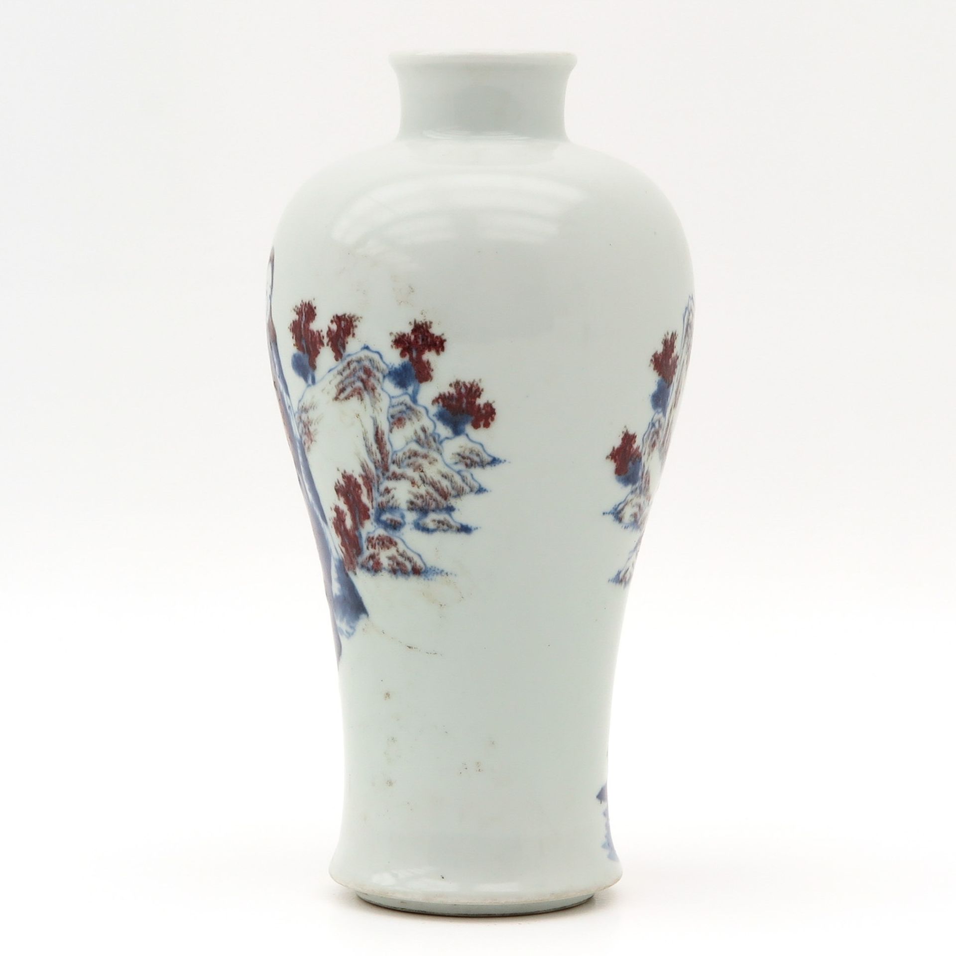 A Iron Red and Blue Vase - Image 3 of 10