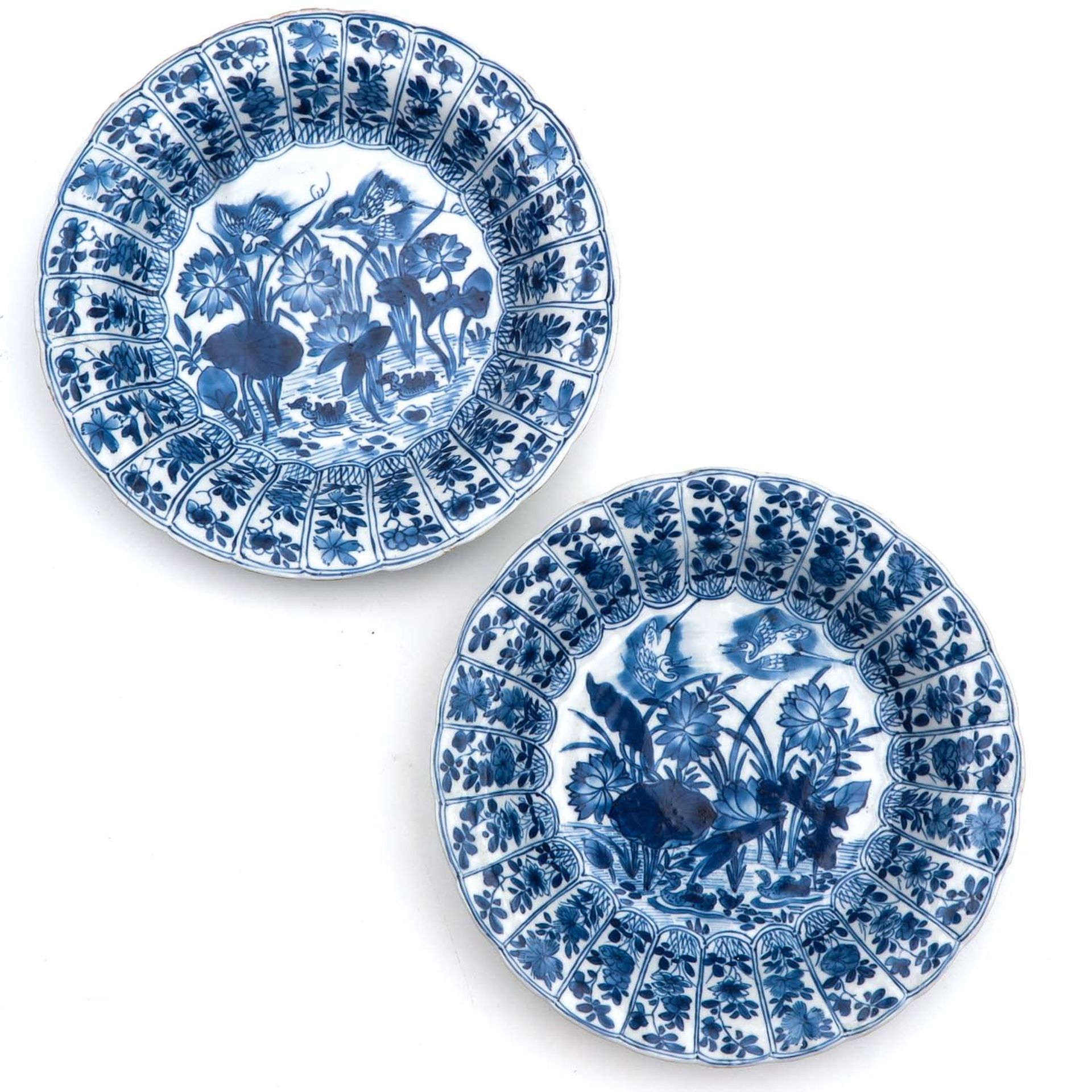A Series of 4 Blue and White Plates - Image 3 of 9