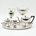 A Dutch Silver Coffee Service