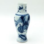 A Blue and White Vase