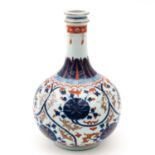 An Imari Bottle Vase