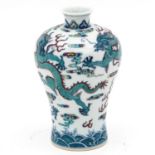 A Doucai Decor Meiping Vase