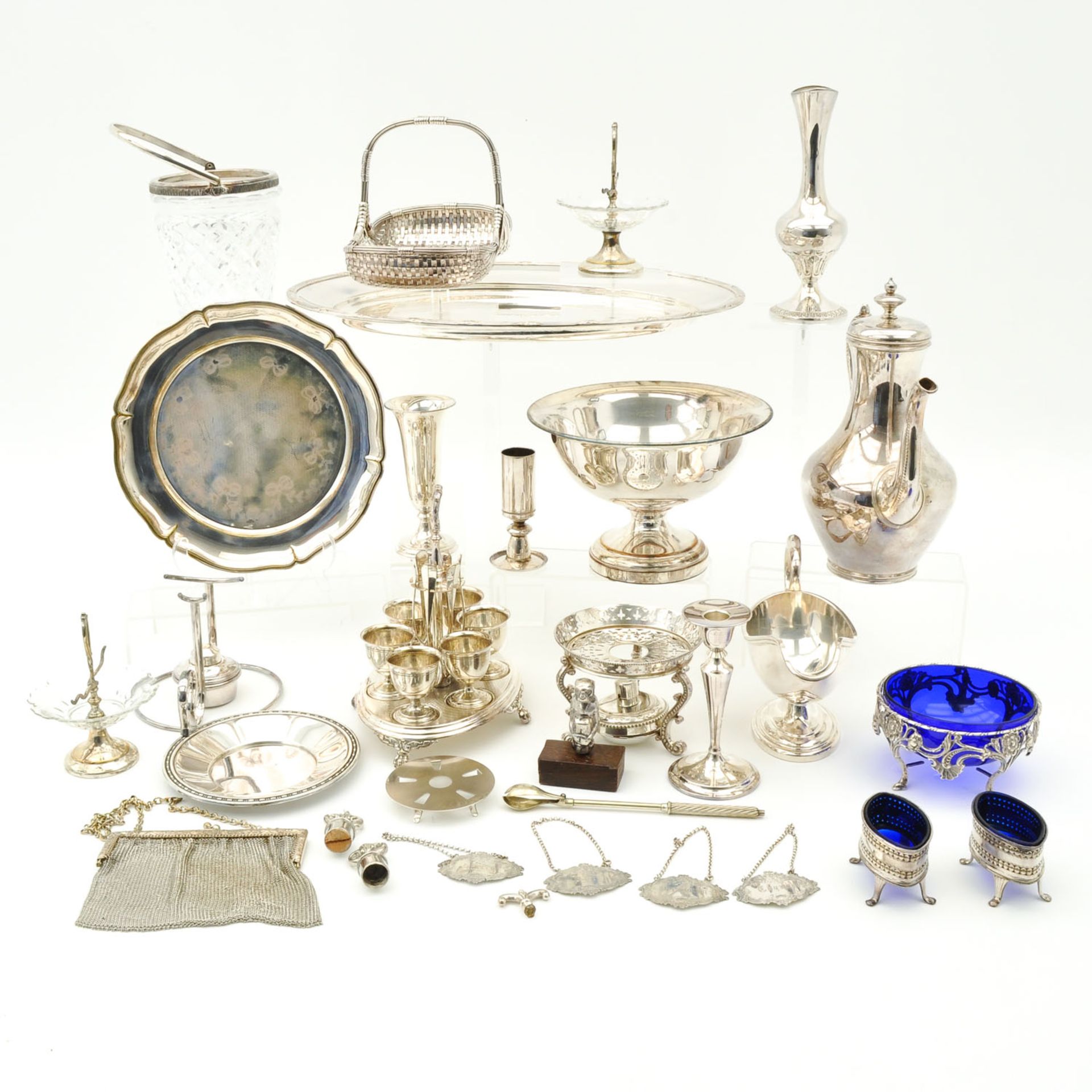 A Lot of Silver Plated Items - Bild 4 aus 7