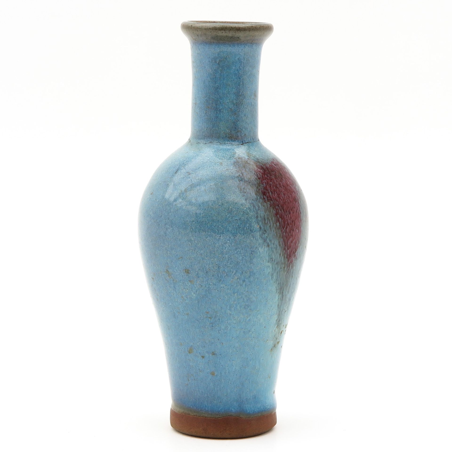 A Blue and Purple Splash Vase - Image 4 of 10