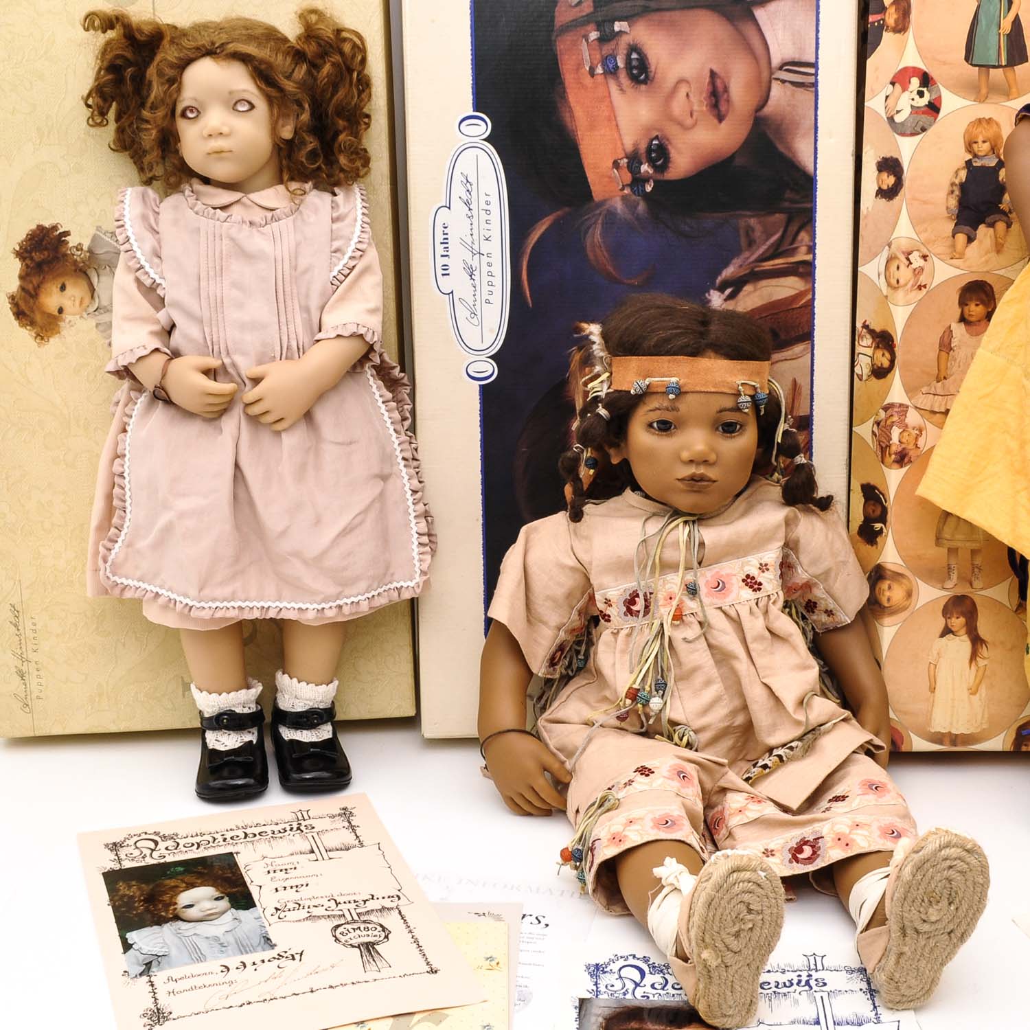 A Collection of 4 Annette Himstedt Dolls - Image 4 of 5