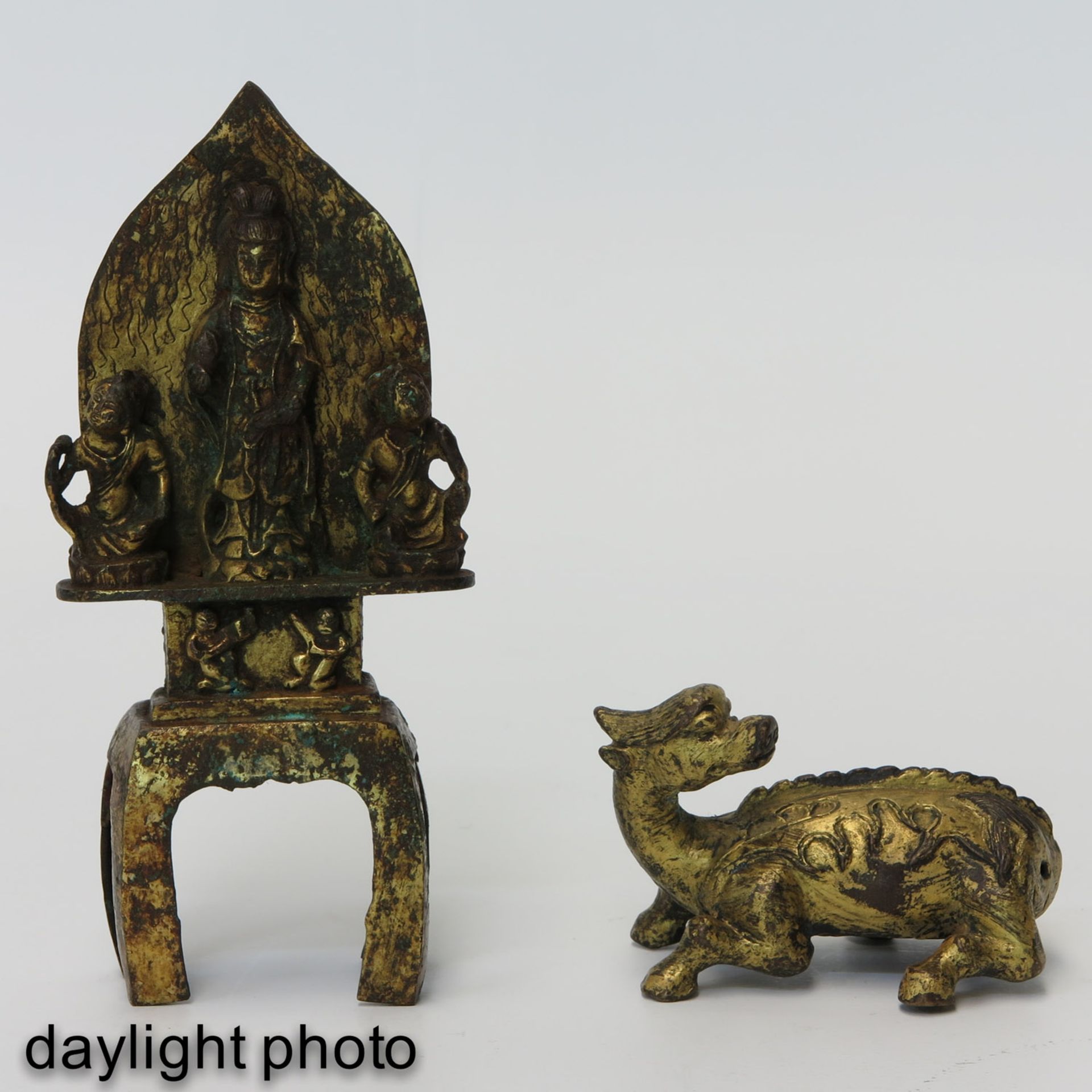 Two Bronze Chinese Figures - Image 7 of 10